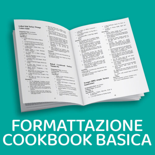 Formattazione Cookbook Basica