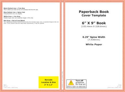 Template cover kdp